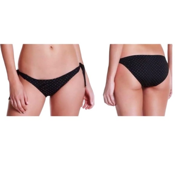 $210 Kensie Celebrity Sparkle Bikini Bottoms XSmall Gold Studs BEST OF CRUISE - Picture 6 of 16